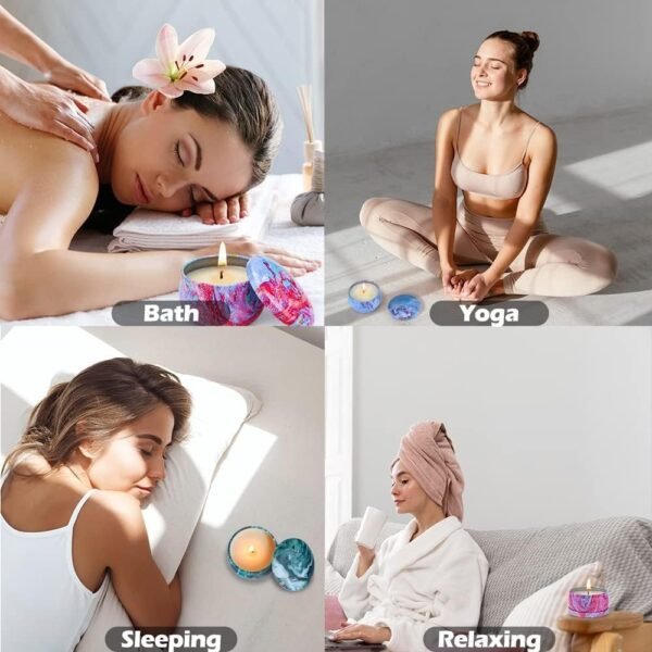 Set Bombas De Baño y Velas- Serenidad - Image 4