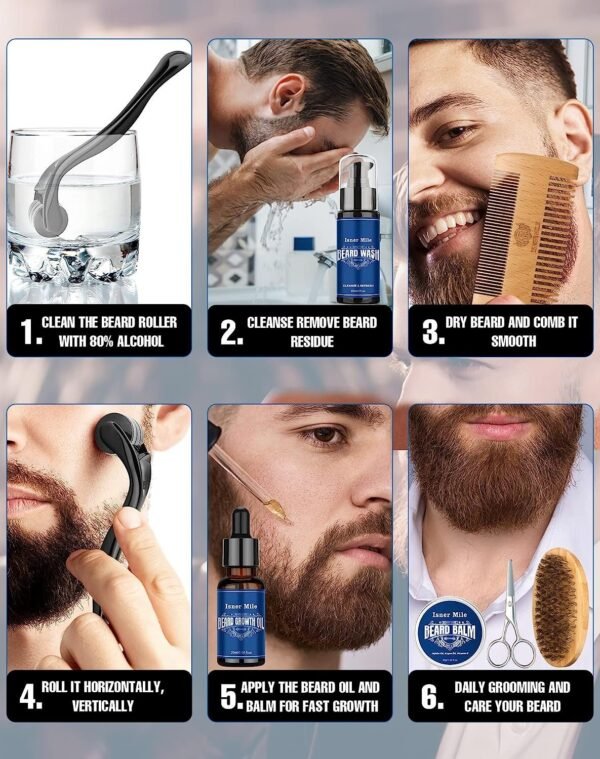 Kit De Cuidado Para La Barba Hombres - Cuidado Profundo - Image 2