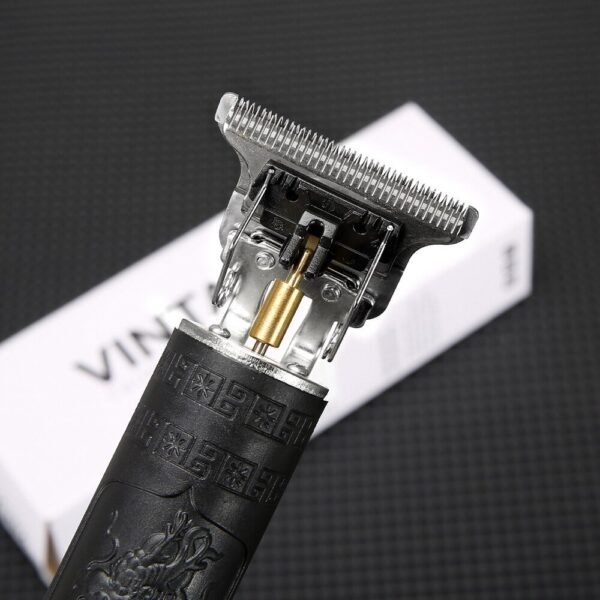 Máquina Afeitar Recortar Barba Vintage Dorada - Image 7