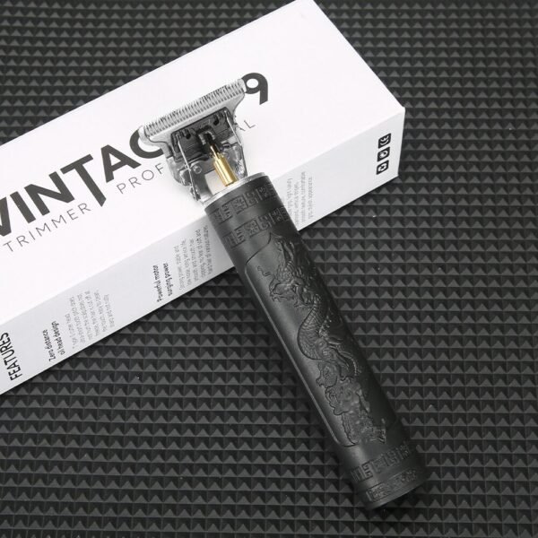 Máquina Afeitar Recortar Barba Vintage Dorada - Image 6
