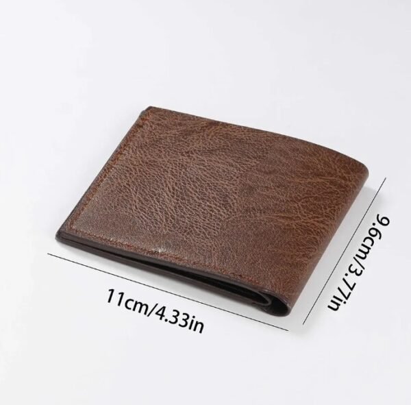 Kit de Reloj Pulso en Cuero y Billetera para Hombres En Marrol - Image 3