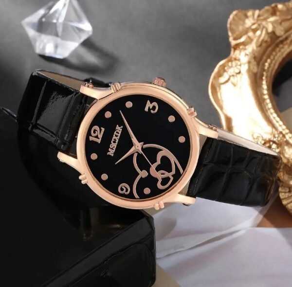 Kit Reloj Y Billetera para Mujer en Cuero Corazón - Image 3