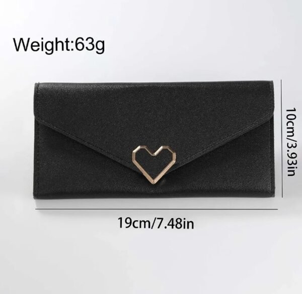 Kit Reloj Y Billetera para Mujer en Cuero Corazón - Image 2